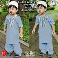 setelan anak baju cowok laki laki atasan celana koko muslim anak
