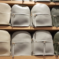 Tas Miniso Backpack Mini Ransel Mini Kulit Jeruk