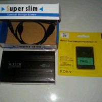 hardisk external ps2 40gb & mc boot