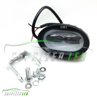 Dijual Lampu Tembak Sorot Motor Mobil Led Cree Owl 2 Mata Lensa Cutoff