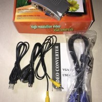 Promo Vga To Rca + S-Video Converter Box - Pc To Tv Converter