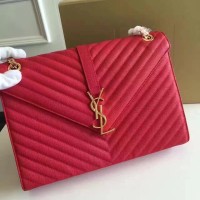 Tas kulit wanita cewek ysl college bag kw vip 1:1 ori branded import