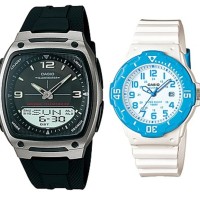 Jam Tangan Casio Original Couple Pria&Wanita AW-81-1A1 Murah