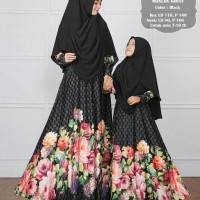 Coupel Ibu Dan Anak Gamis Couple Baju Ibu Anak Bunda Kids Mom Syari