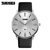 SKMEI Jam Tangan Analog Pria - 1168CL Silver Hitam