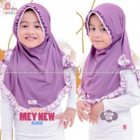 MiuLan Bergo Hijab Jilbab Kerudung Anak Polos Cantik Adem Rempel MEY