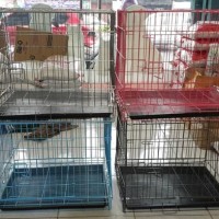 kandang kucing anjing ukuran P 60 x L 45 x T 50 musang kelinci otter