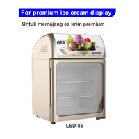 GEA UPRIGHT GLASS DOOR FREEZER LSD 86 ICECREAM PORTABLE FREEZER LSD86