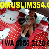 Jual Sarung Jok Mobil 18 in 1 hello kitty lengkap full set depan belakang Murah