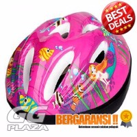 PROMO KUYOU Helm Sepeda Anak 3 8 Tahun Pink PALING MURAH