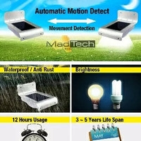 lampu dinding taman tenaga surya 16LED
