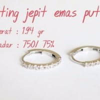 anting emas putih 1 94 gram