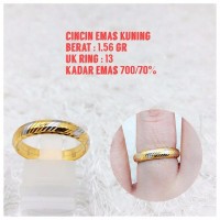 cincin emas kuning 1 56 gr