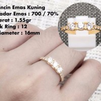cincin emas kuning 1 55 gram
