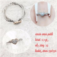cincin emas putih 2 1 gr