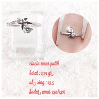 cincin emas putih 1 74 gram