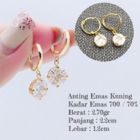 anting emas kuning 2 70 gram
