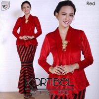 KEBAYA SETELAN BLUDRU SET ROK DUYUNG KORTIBEL TERKENAL RED