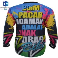 NEW JERSEY DRAG BIKE / BAJU SEPEDA / BAJU MOTOR CROSS