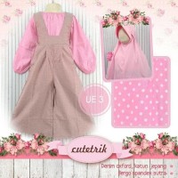 Gamis Anak /Dress /Baju Muslim Anak 3-7thn Lucu Murah Cutetrik yang