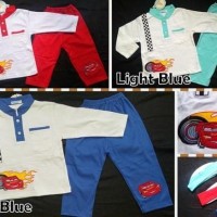 Baju Muslim - Baju Koko Anak Cars New 123