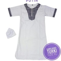 Promo April -- Gamis Koko Jubah Size Xl 4-5 Tahun Baju Muslim Anak