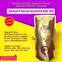 Serbuk Toner P Series Gold, Printer HP P1005 P1006 P1102 M1522nf