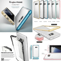 RINGKE Frame Bumper Clear Hard Soft Case Samsung Galaxy Note FE