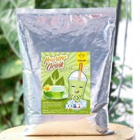 Jual Bubuk Minuman Bubble Drinks 1Kg Rasa Green Tea Bubuk Murah