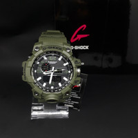 #Jam Tangan Analog JAM TANGAN PRIA G-SHOCK GWG 1000 FULL HIJAU ARMY