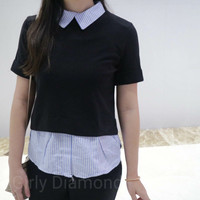 Baju Executive Semi Blouse|Blouse Wanita Terbaru(LI-02)