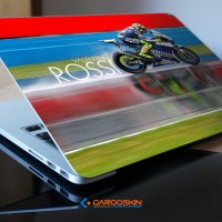 Garskin Laptop Axioo 17 Inch Valentino Rossi Custom (Luar Saja)