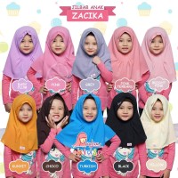 Baju Muslim Kerudung Instan Anak Jilbab Zacika Kids by MiuLan Hijab