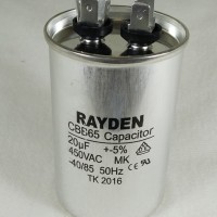 Kapasitor AC/Air conditioner 1/2- 3/4 PK 20uF 450VAC 50Hz