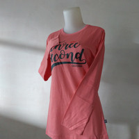 KAOS 3SECOND CEWEK LENGAN PANJANG KAOS DISTRO BAJU WANITA TSHIRT HIJAB