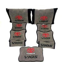 termurah Toyota Vios Bantal aksesoris mobil abu hitam