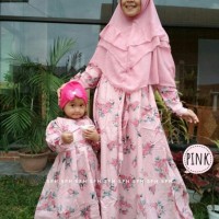 gamis couple ibu dan anak katun jepang ori terlaris