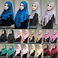 Jual Shabiya Lipit/Jilbab Instan Tanpa PET Model Lipit Kepala Dan Rempel Murah