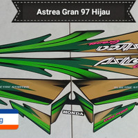 Striping Motor Honda Grand Astrea 1997 ada 2 warna Hijau dan Ungu