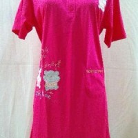 baju tidur wanita daster katun anne claire motif Murah