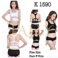 Dijual Tank Top Atasan Baju Senam Sport Bra Gym Fitness Yoga Zumba