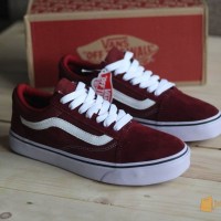Sepatu Vans Old Grade Original Warna Merah