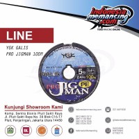 EXCLUSIVE Senar Pancing YGK Galis Pro jigman 100M Pe 0 4 5lb MURAH ME