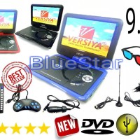 DVD PORTABLE LED 9 8 inch USB SD Card TV Tuner Berkualitas
