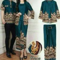 BATIK COUPLE DAN KELUARGA COUPLE BAJU MUSLIM EVA 3 IN 1