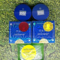 Paket Cream deoonard biru 7 days 25g day, night Sabun Antiseptik