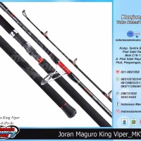 PREMIUM Joran Jigging MAGURO KING VIPER III PE 6 untuk Mancing Laut J