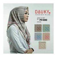 Hijab Jilbab Segi Empat ZENA Scraf by Dauky