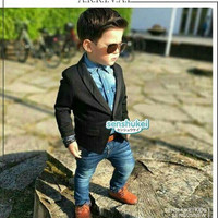 SETELAN BAJU FORMAL / BLAZER / JAS ANAK LAKI LAKI SENSHUKEI - TEEN SZ