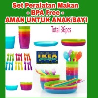 Jual Set Lengkap Perlengkapan Makan Anak BPA Free Aman utk bayi IKEA KALAS Murah